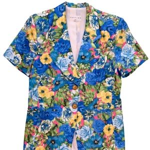 VERTIGO POUR LA VILLE PARIS BLUE SUMMER JACKET NEW